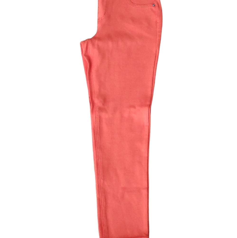 Orange over the ankle jeans